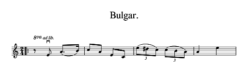 [Thumbnail: 44. Bulgar. [A minor]]