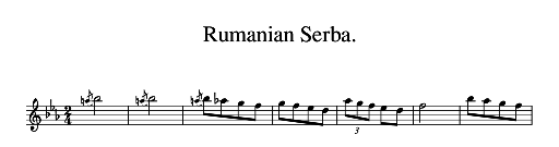 [Thumbnail: 16. Rumanian Serba. [verify mode; it's a bit odd]]